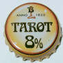 Kronkorken Lindemans Belgien 2025 2020er beige Tarot 8% ANNO 1822 B