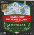 Ediketten Brasserie du mont blanc Crystal I.P.A Frankreich Bier 01.2023 01.2024