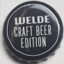 Kronkorken WELDE Craft Beer Edition Deutschland 2015 2010er schwarz WELDE Craft Beer Edition