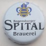 Kronkorken Spital Deutschland weiß Spital Regensburger Brauerei