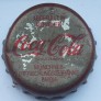 Kronkorken Coca-Cola Deutschland 1970 1970er silber Coca-Cola Schutzmarke Abgefüllt in München Münchner Erfrischungsgetränke GmbH Koffeinhaltige Limonade Mit Genehmigung der Coca-Cola GmbH Essen