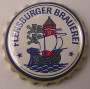 Kronkorken Flensburger Deutschland 2006 2000er weiß Flensburger Brauerei