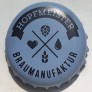 Kronkorken Hopfenmeister Deutschland 2018 2010er blau Hopfenmeister Braumanufaktur