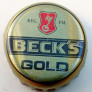 Kronkorken Beck's Deutschland 2010 2010er gold BECK`S GOLD REG. TM.