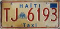 Nummernschilder / Kfz-Kennzeichen Haiti 1998 1990er