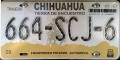 Nummernschilder / Kfz-Kennzeichen Mexiko 2006 2000er Chihuahua Front