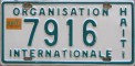 Nummernschilder / Kfz-Kennzeichen Haiti 1993 1990er