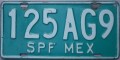 Nummernschilder / Kfz-Kennzeichen Mexiko 1992 1990er