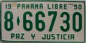 Nummernschilder / Kfz-Kennzeichen Panama 1990 1990er