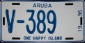 Nummernschilder / Kfz-Kennzeichen Aruba 1996 1990er Aruba