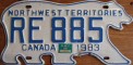 Nummernschilder / Kfz-Kennzeichen Kanada 1983 1980er Northwest Territories