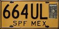 Nummernschilder / Kfz-Kennzeichen Mexiko 1990 1990er