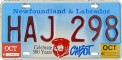 Nummernschilder / Kfz-Kennzeichen Kanada 1996 1990er Newfoundland and Labrador