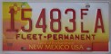 Nummernschilder / Kfz-Kennzeichen USA 2000 2000er New Mexico NM