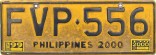 Nummernschilder / Kfz-Kennzeichen Philippinen 1994 1990er