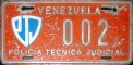 Nummernschilder / Kfz-Kennzeichen Venezuela 1995 1990er Pol