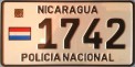 Nummernschilder / Kfz-Kennzeichen Nicaragua 1994 1990er Fake, Prototyp?