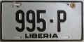 Nummernschilder / Kfz-Kennzeichen Liberia, Republik 1986 1980er