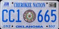 Nummernschilder / Kfz-Kennzeichen USA 2001 2000er Oklahoma OK tribe
