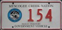 Nummernschilder / Kfz-Kennzeichen USA 1997 1990er Oklahoma OK tribe
