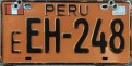 Nummernschilder / Kfz-Kennzeichen Peru 2010 2010er especiale exhibition