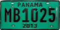 Nummernschilder / Kfz-Kennzeichen Panama 2013 2010er Bus