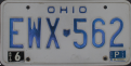 Nummernschilder / Kfz-Kennzeichen USA 1980 1980er Ohio OH