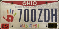 Nummernschilder / Kfz-Kennzeichen USA 2017 2010er Ohio OH