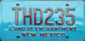 Nummernschilder / Kfz-Kennzeichen USA 1982 1980er New Mexico NM