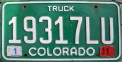 Nummernschilder / Kfz-Kennzeichen USA 1995 1990er Colorado CO