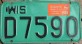 Nummernschilder / Kfz-Kennzeichen USA 1978 1970er Wisconsin WI